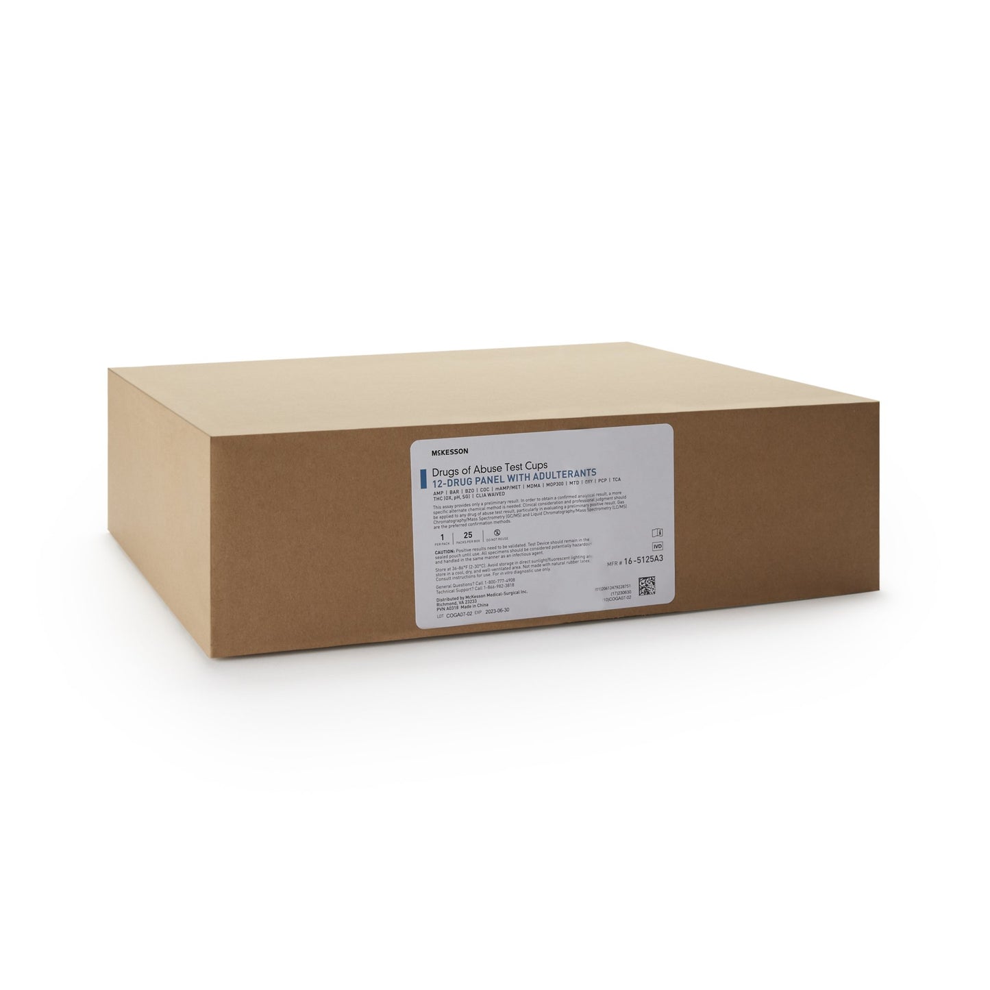TEST KIT, DRUG SCREEN 12PANELCUP WAIVED