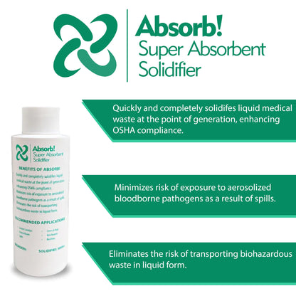 SOLIDIFIER, ABSORB 1,200CC