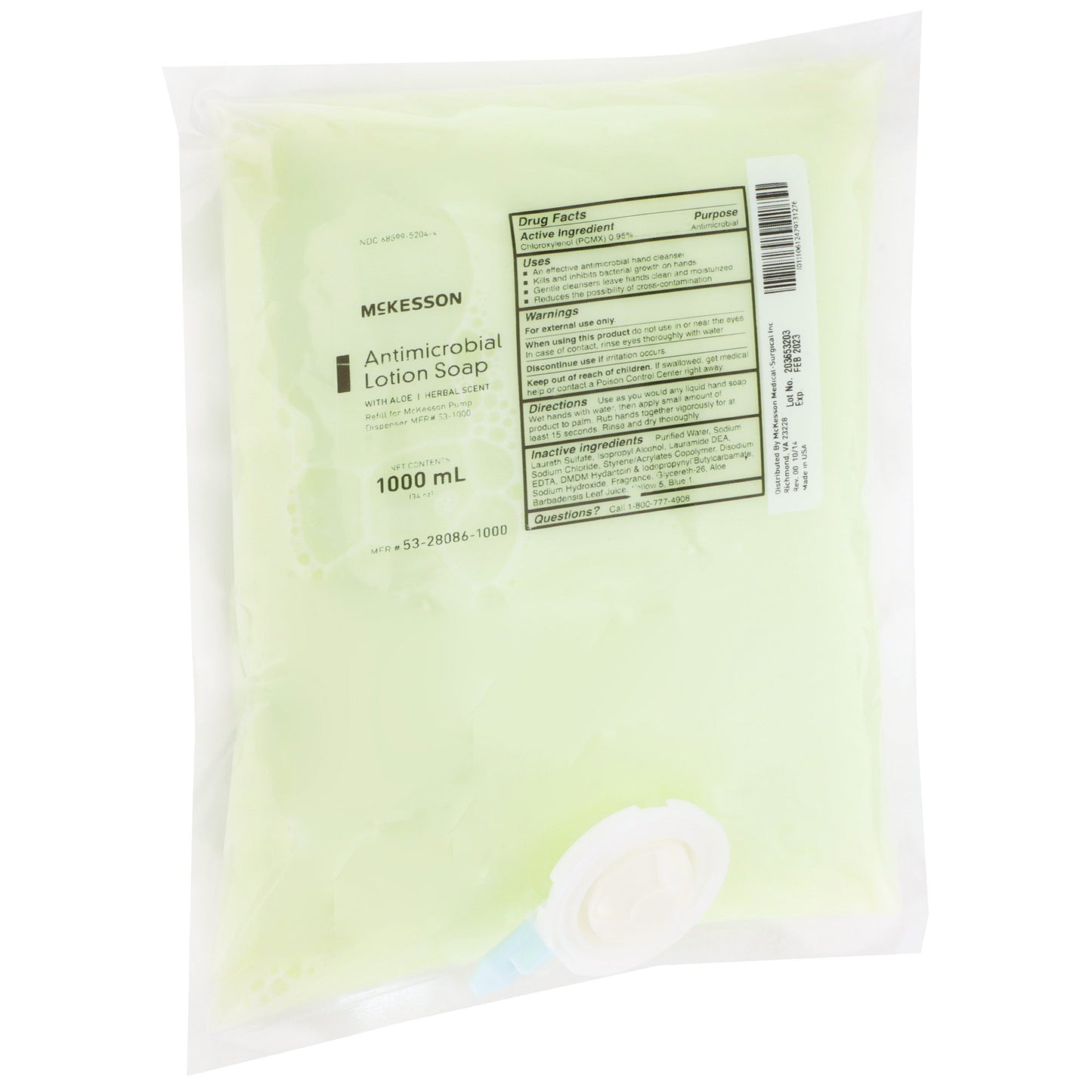 SOAP, ANTIMIC LOTION ALOE DISC1000ML