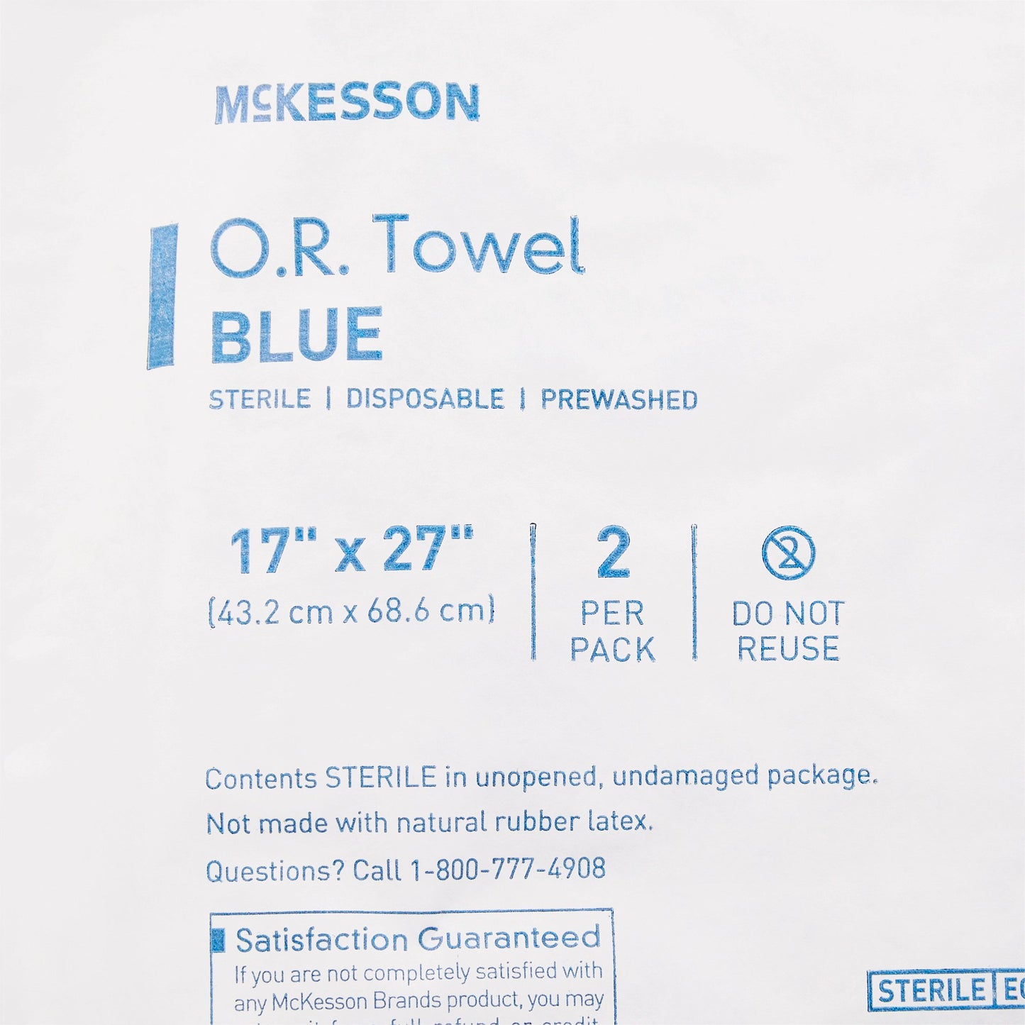 TOWEL, OR STR 2'S BLU