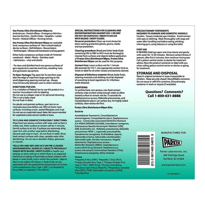 WIPE, DISINF PROTEX ULTRA 7"X9.5"