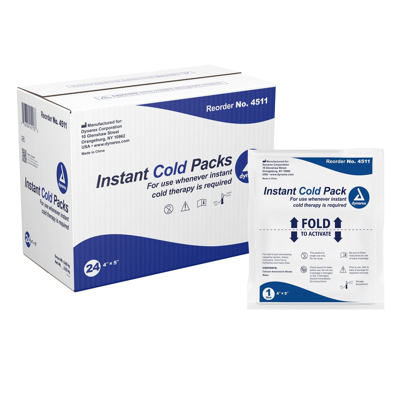 COLD PACK, INSTANT 4"X5"