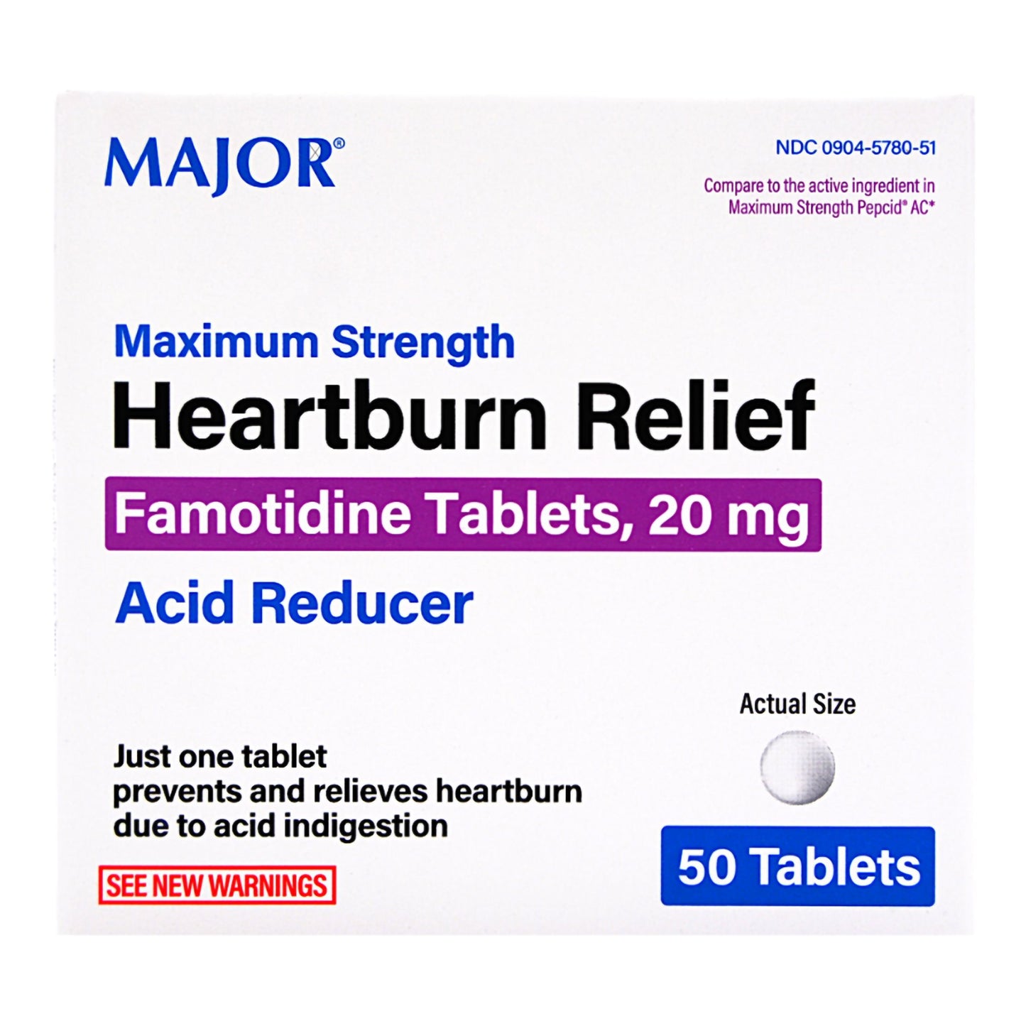 HEARTBURN RELIEF, TAB 20MG