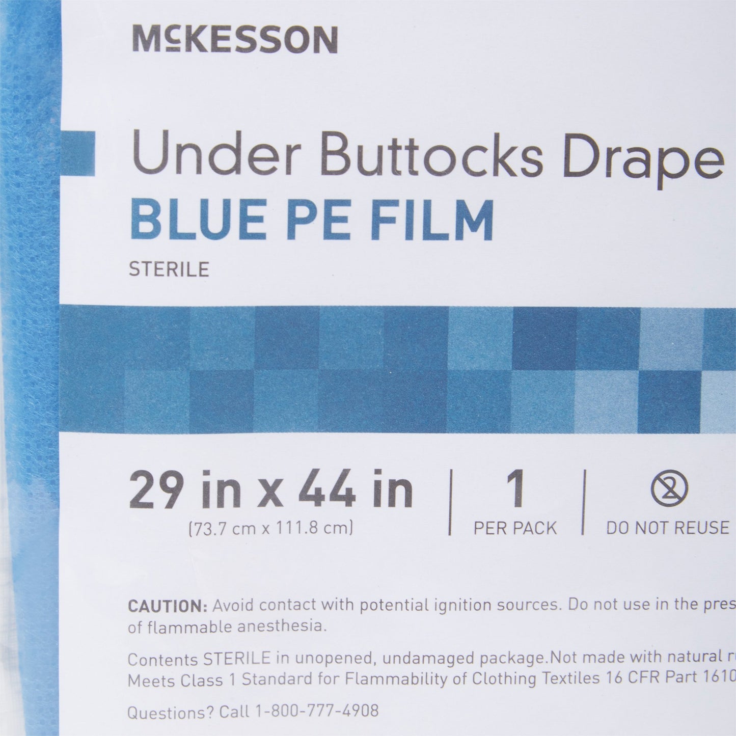 DRAPE, SURG GYN UNDER BUTTOCKSPE FILM STR 29"X44"