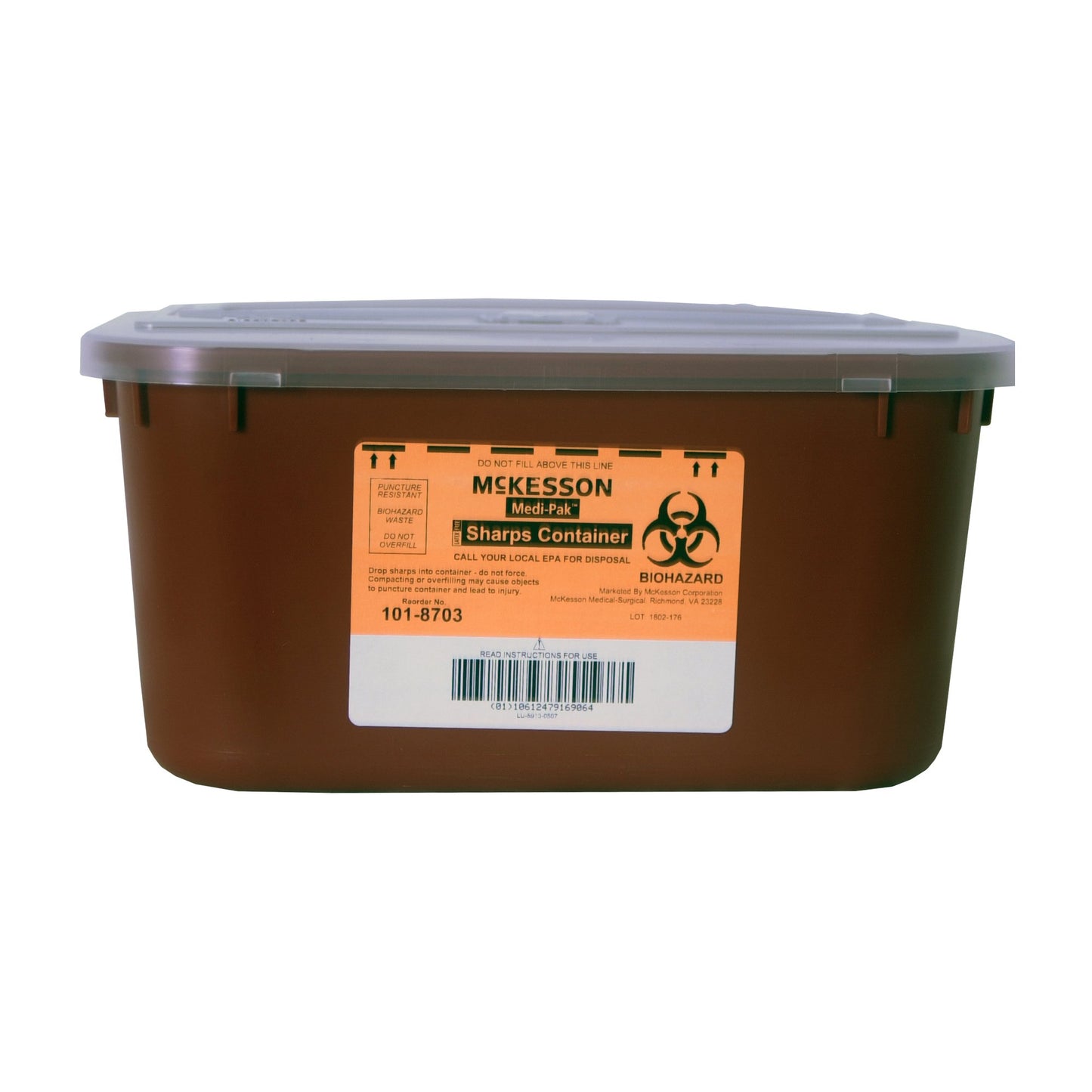 CONTAINER, SHARPS RED 1GL STACKABLE