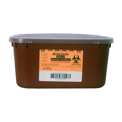 CONTAINER, SHARPS RED 1GL STACKABLE