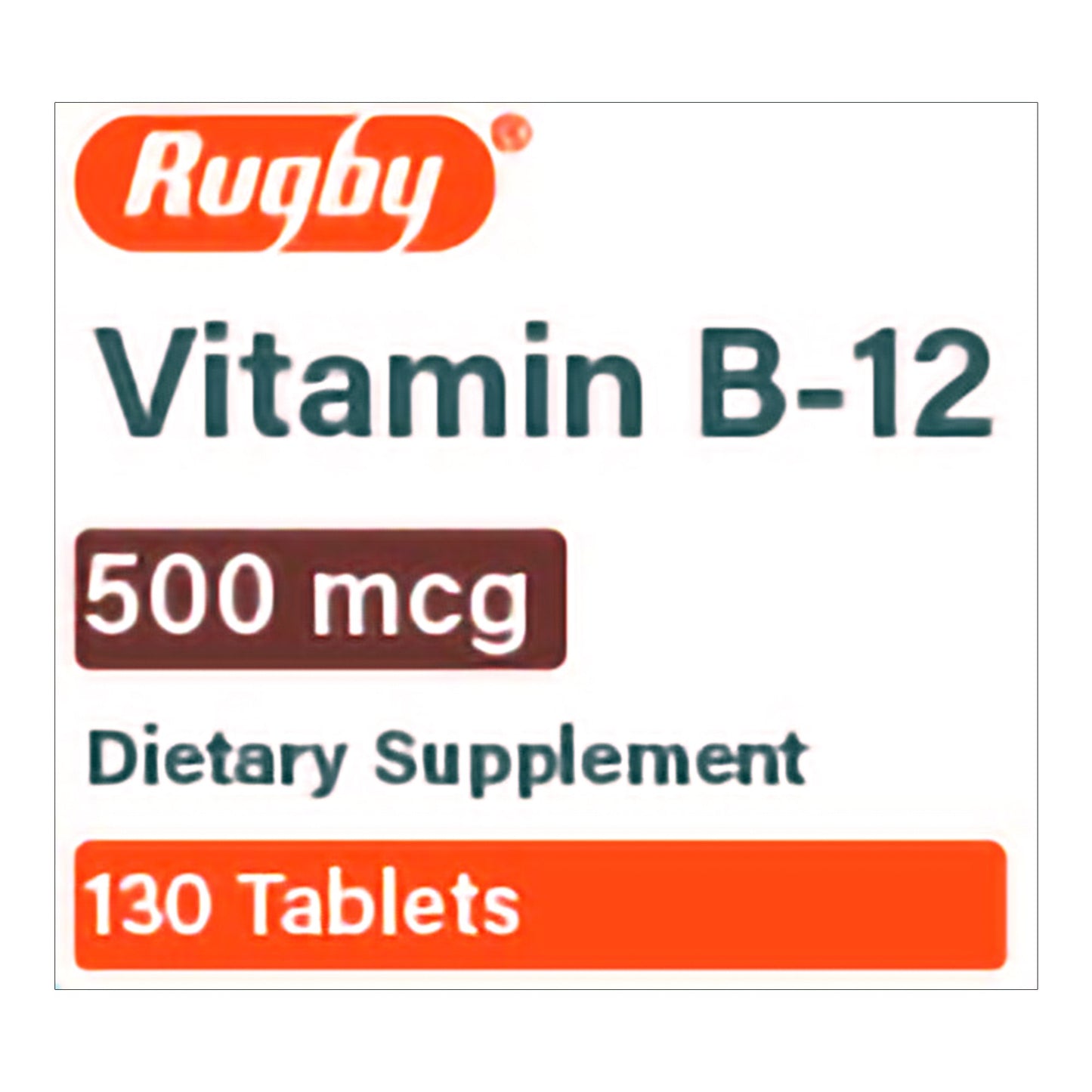 VITAMIN B12, TAB 500MCG