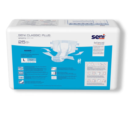 BRIEF, INCONT SENI CLASSIC PLUS LG 45"-59"