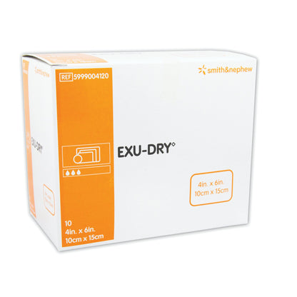 DRESSING, NONADHRNT EXU-DRY 4"X6"