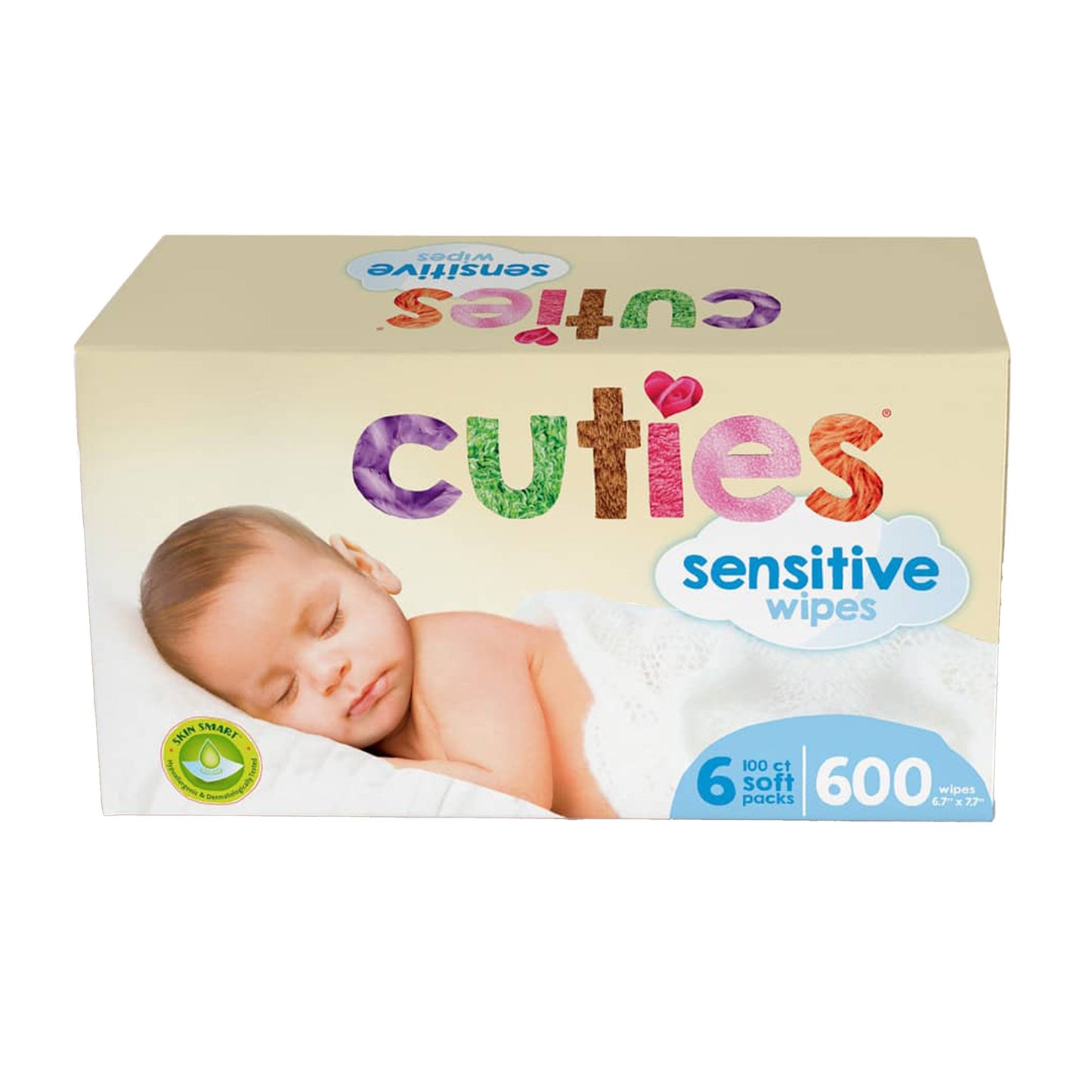 WIPES, QUITED BABY CUTIES SENSITIVE UNSCENTED
