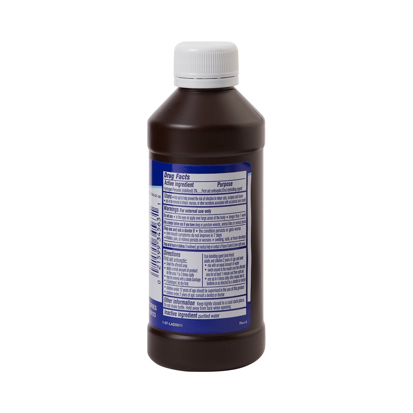 HYDROGEN PEROXIDE, 3% 8OZ