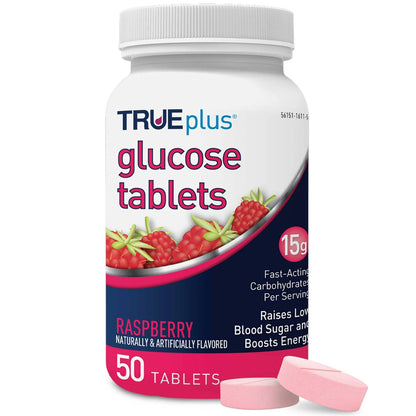 GLUCOSE, TAB TRUEPLUS 15GR RASPBERRY