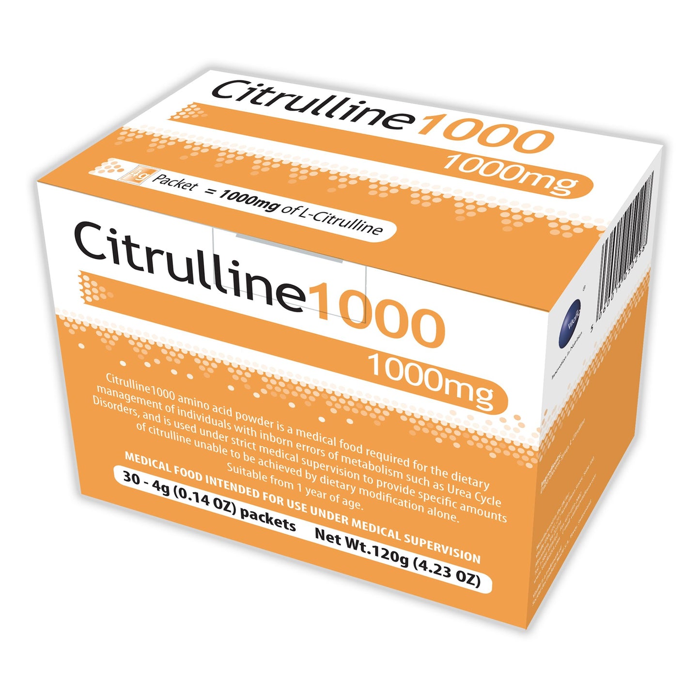SUPPLEMENT, CITRULLINE 1000 AMINO ACID 15CAL