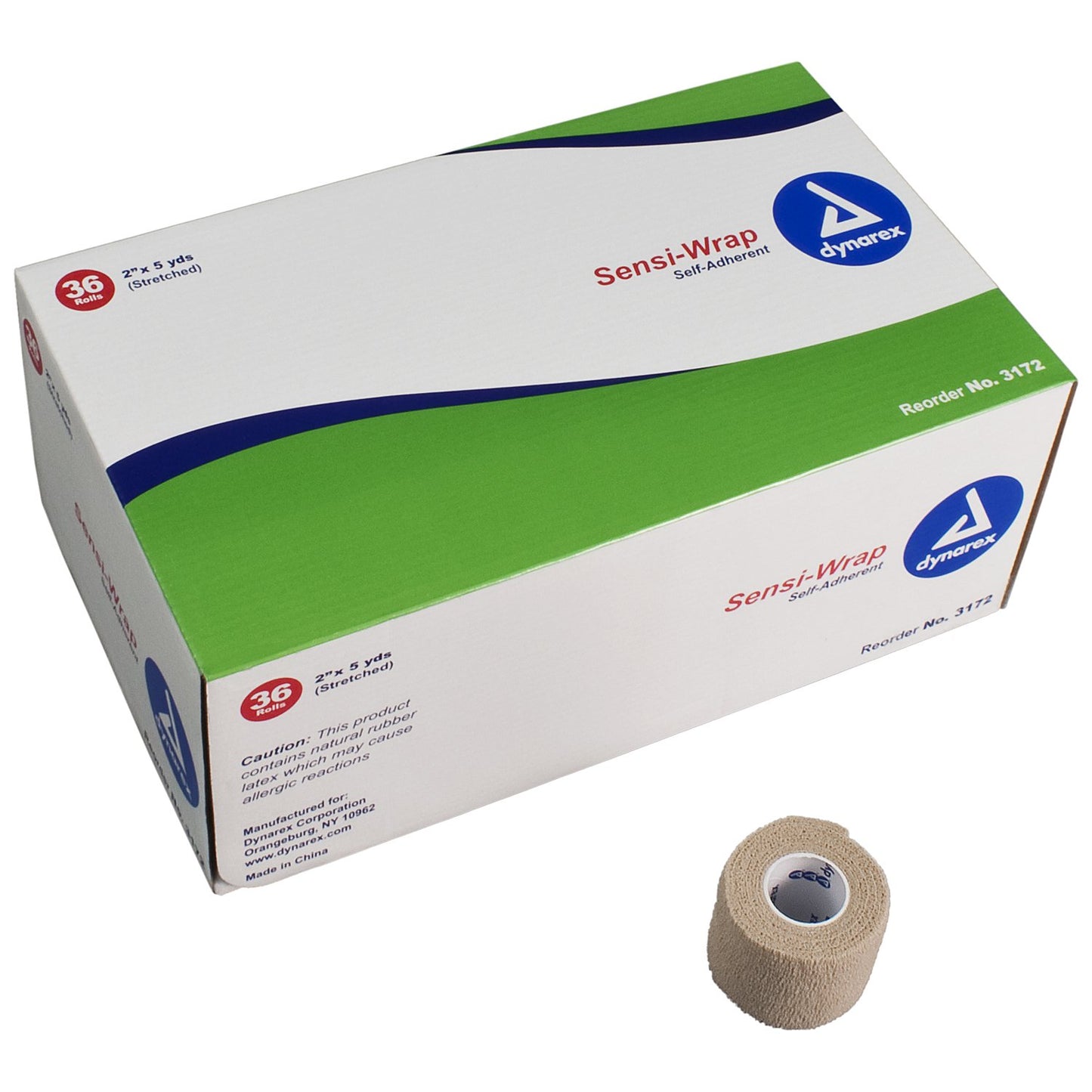 BANDAGE, ELASTIC SENSIWRAP SELF-ADH TAN 2"X5YDS
