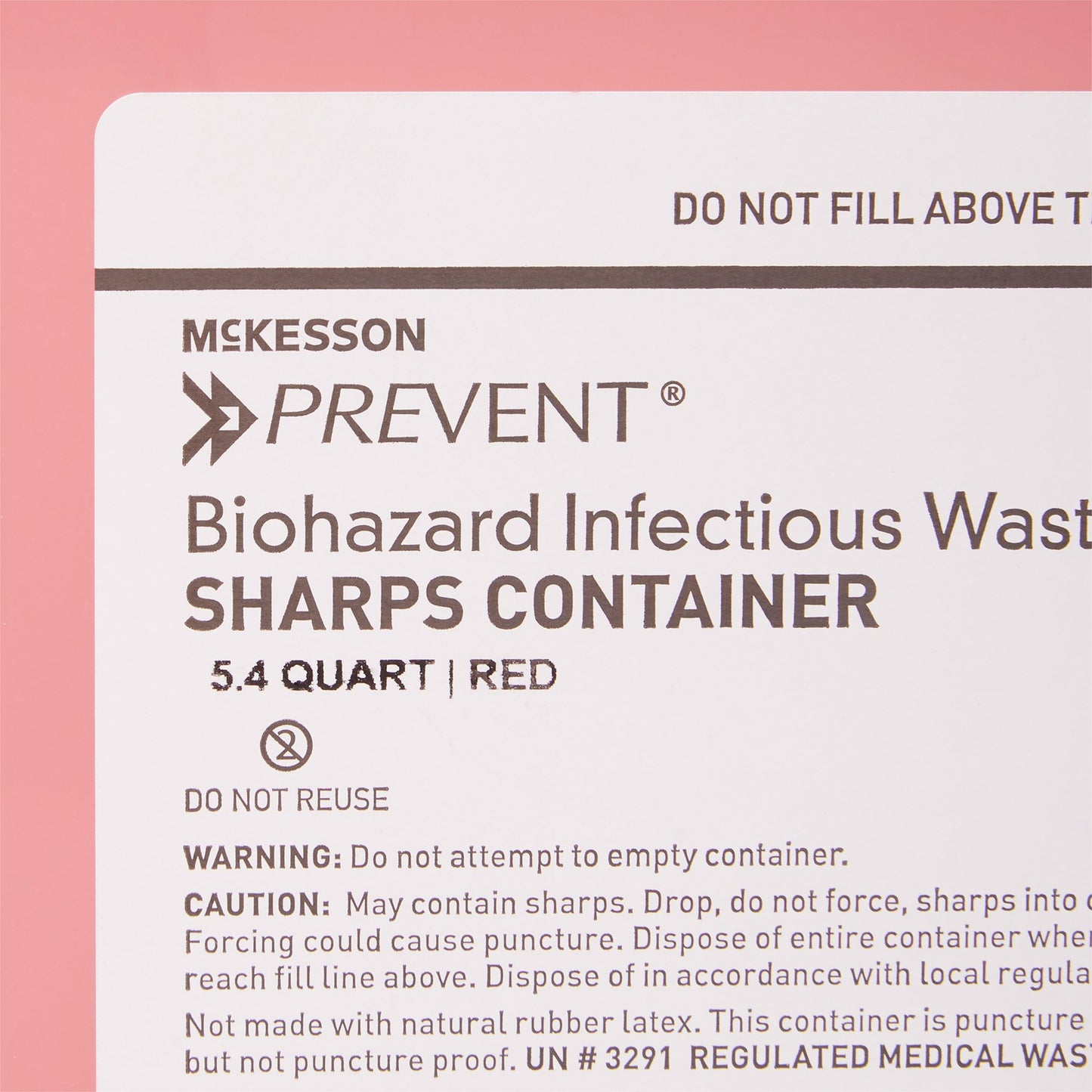 CONTAINER, SHARPS RED 5.4QT WALL MOUNT