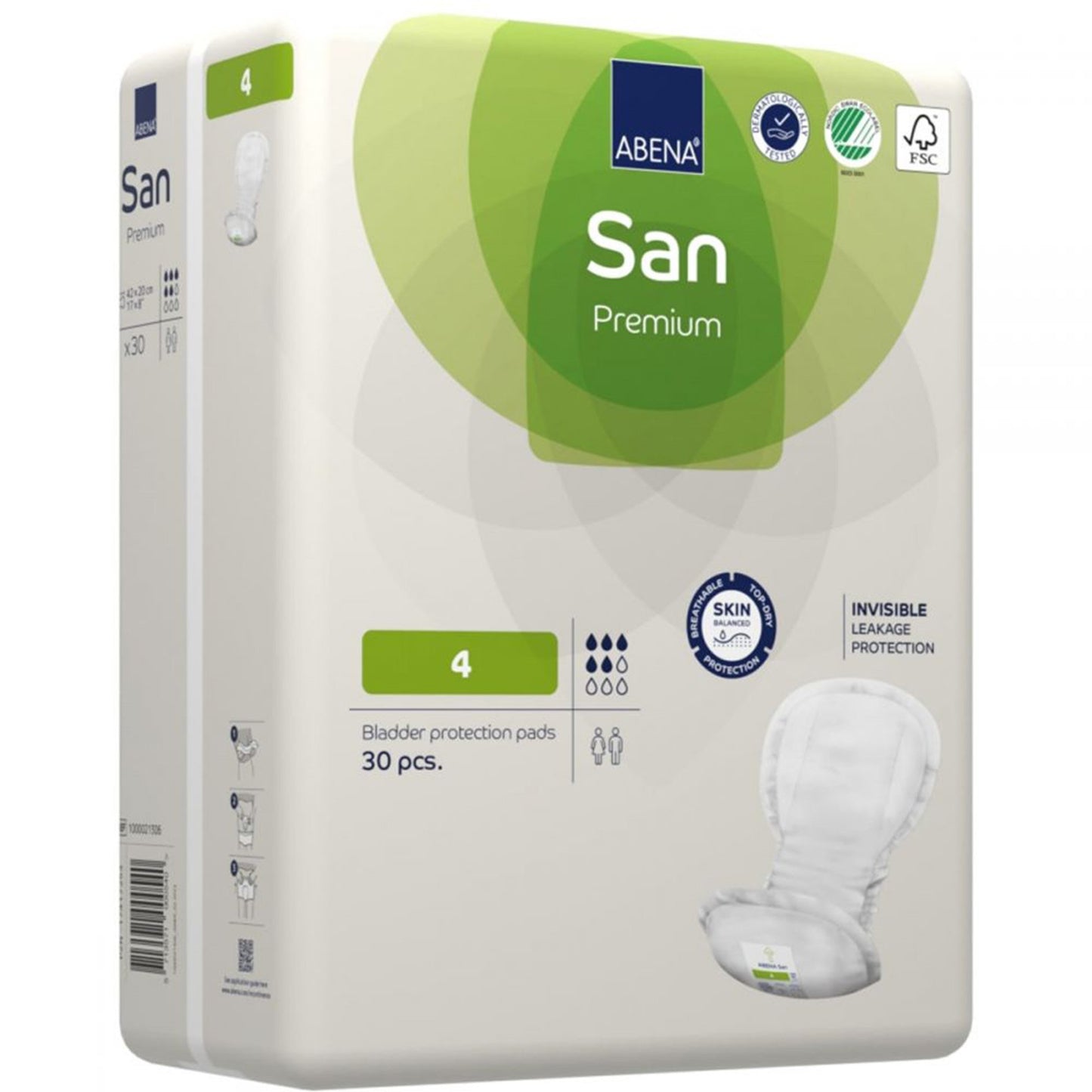 PAD, BLADDER CNTRL ABENA SANIADLT 4