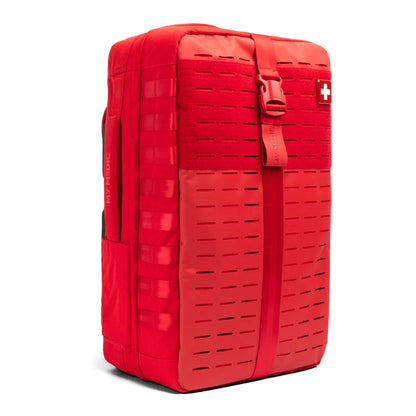 FIRST AID KIT, MEDIC PRO 550PCNYLON BAG RED 21X13X13"