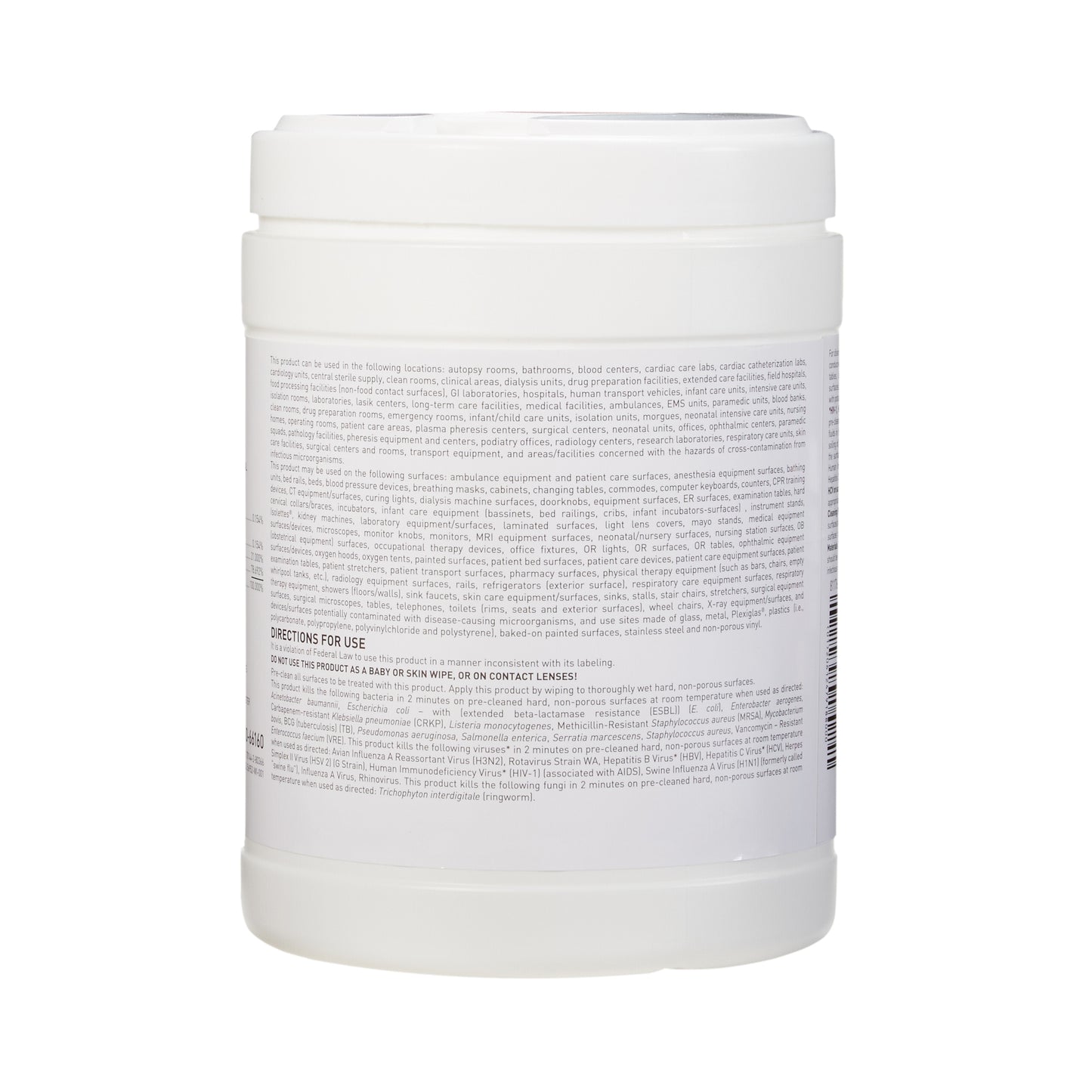 WIPE, GERMICIDE LG 6"X6.75"