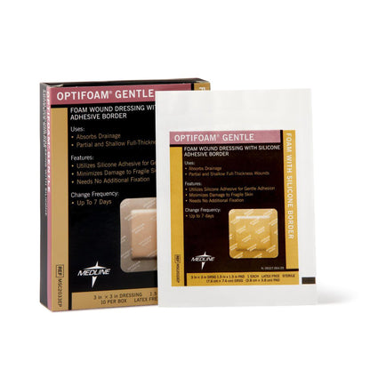 DRESSING, OPTIFOAM ADH GENTLEBORDER 3"X3"
