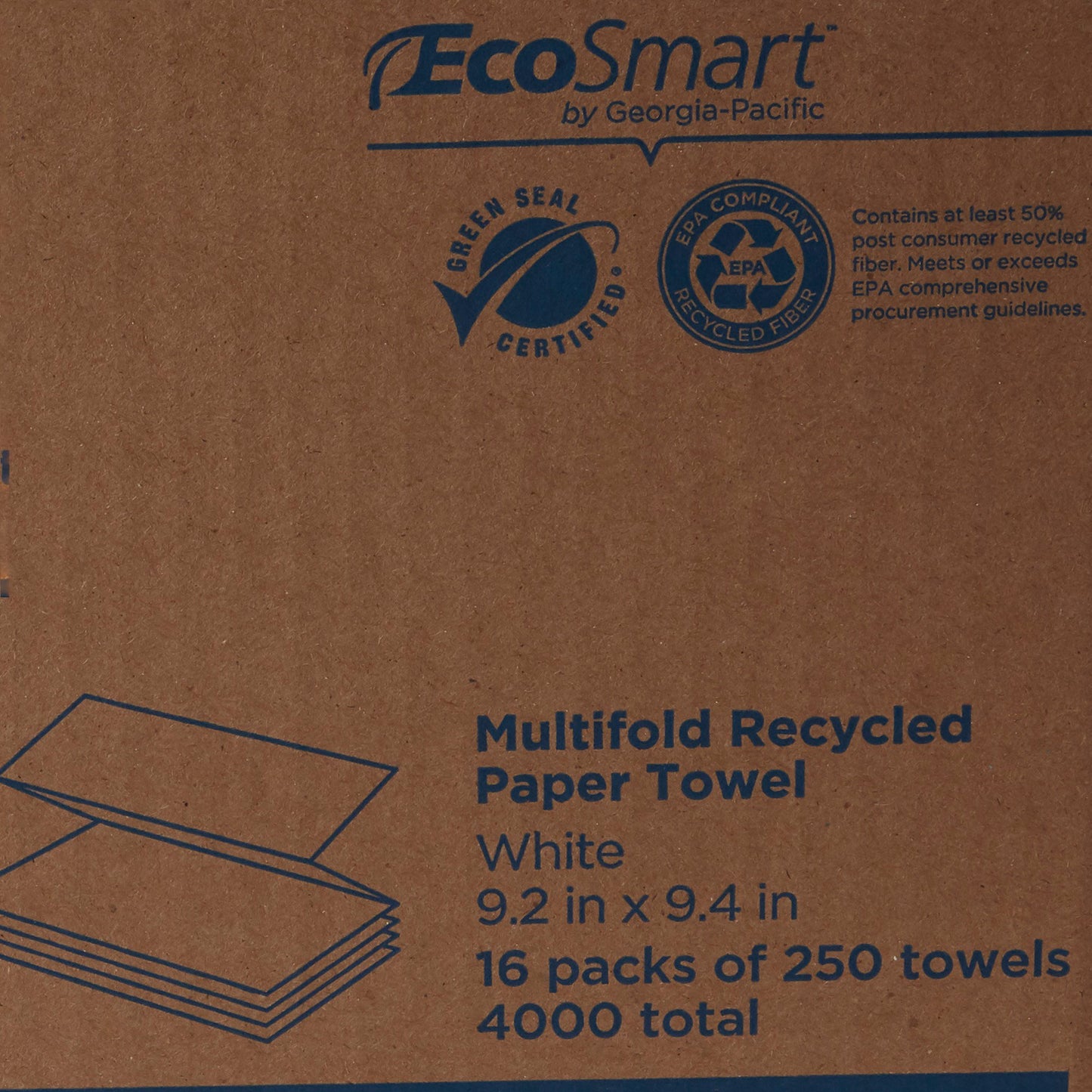 TOWEL, PAPER MULTI-FOLD BLEACHWHT GEORGP
