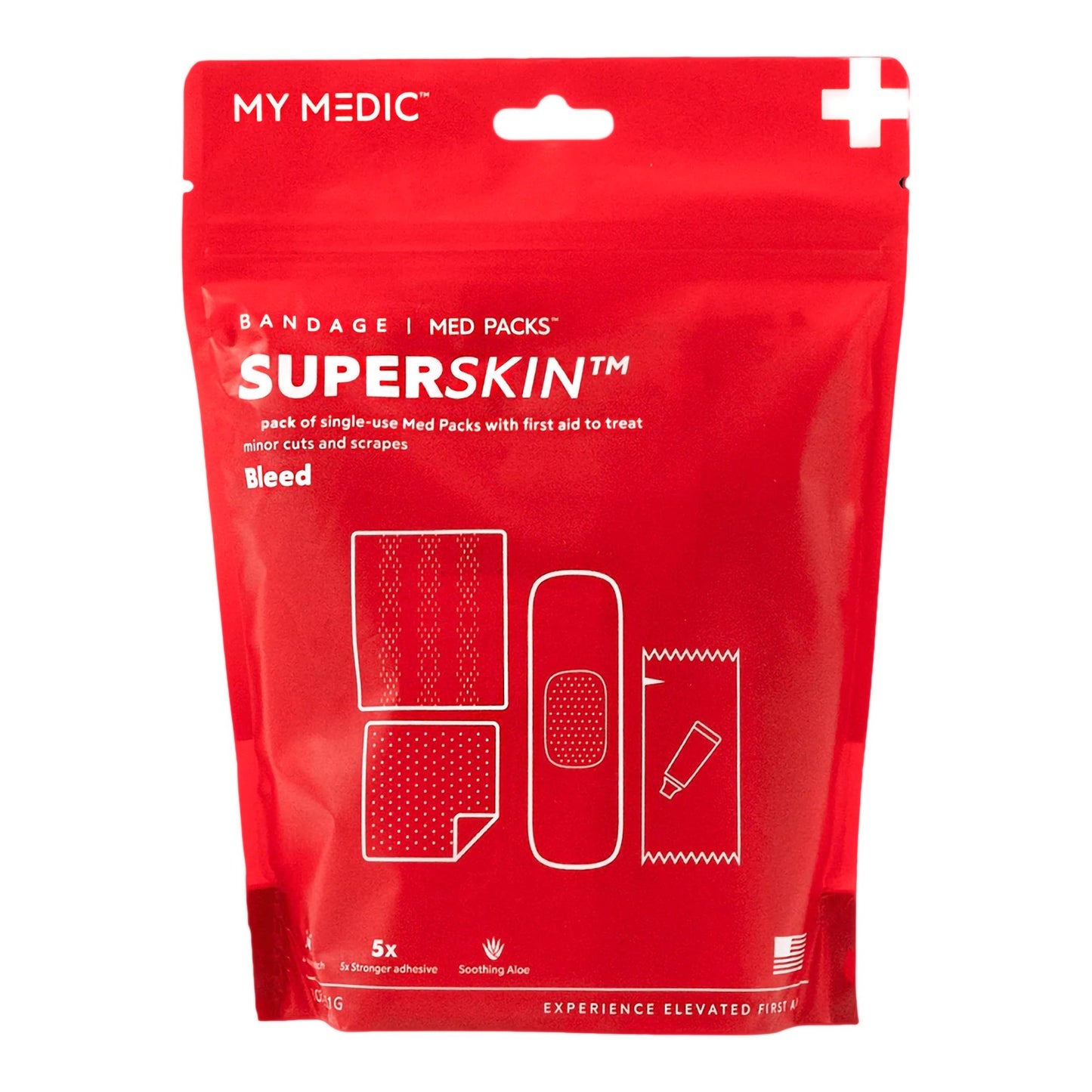 FIRST AID PACK, SUPERSKIN MEDBANDAGE 12PK