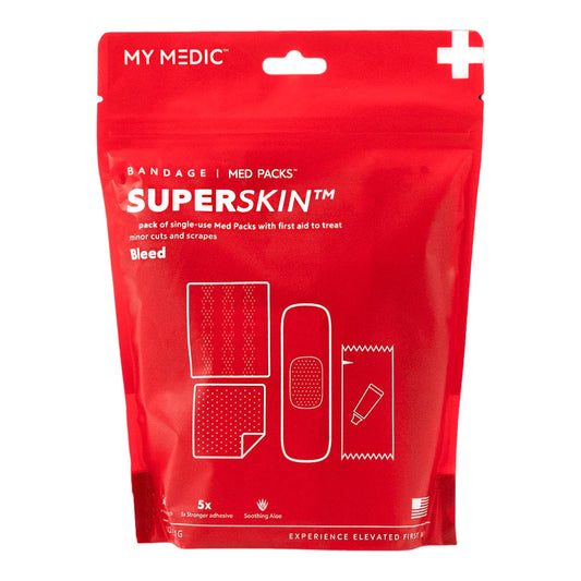 FIRST AID PACK, SUPERSKIN MEDBANDAGE 12PK