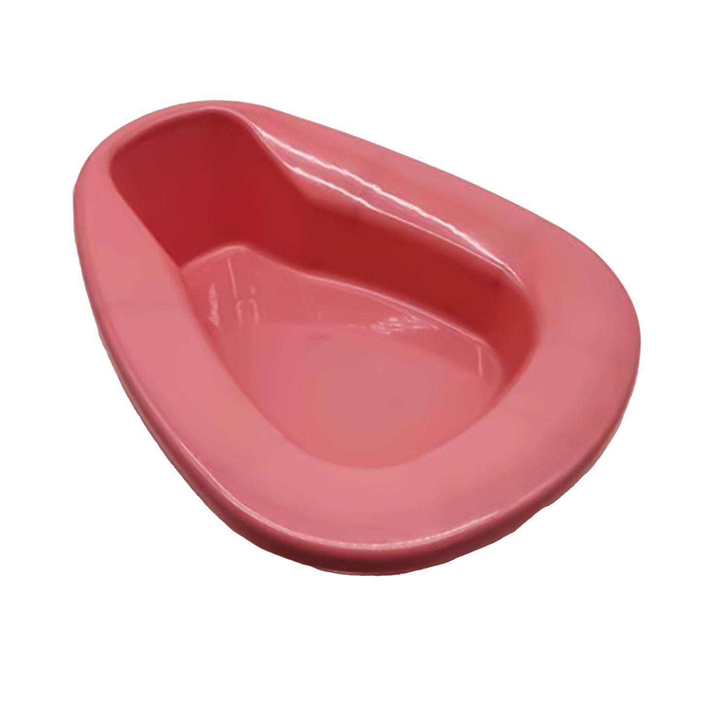 BEDPAN, COMMODE STYLE STACKABLE MAUVE