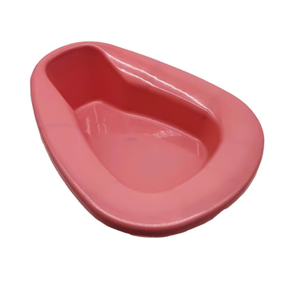 BEDPAN, COMMODE STYLE STACKABLE MAUVE