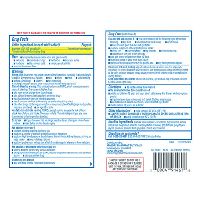 IBUPROFEN, TAB 200MG UD