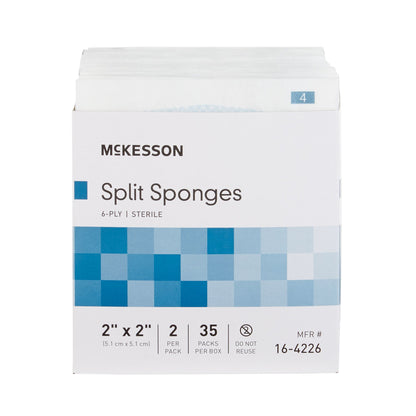 SPONGE, IV 2"X2" 6PLY STR 2'S
