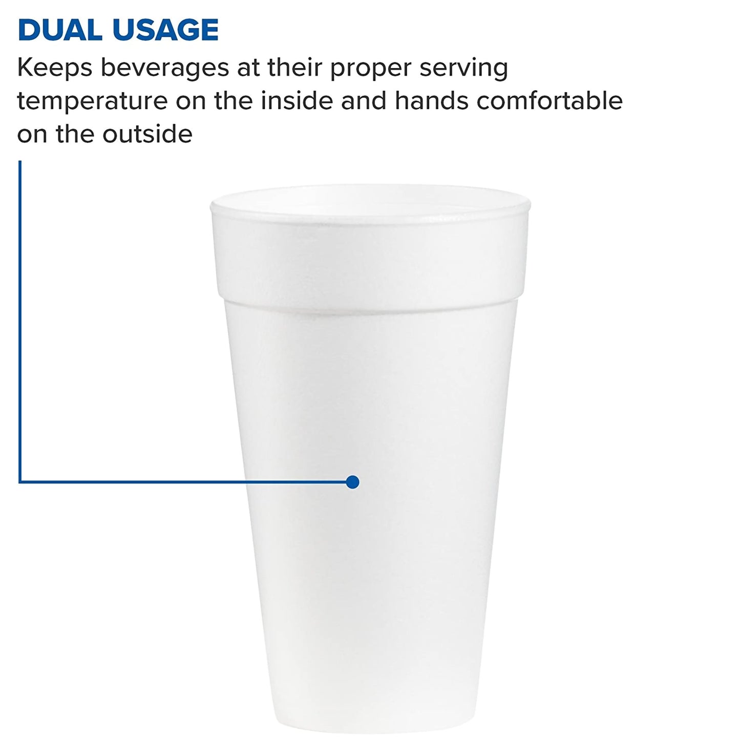 CUP, STYROFOAM 20OZ