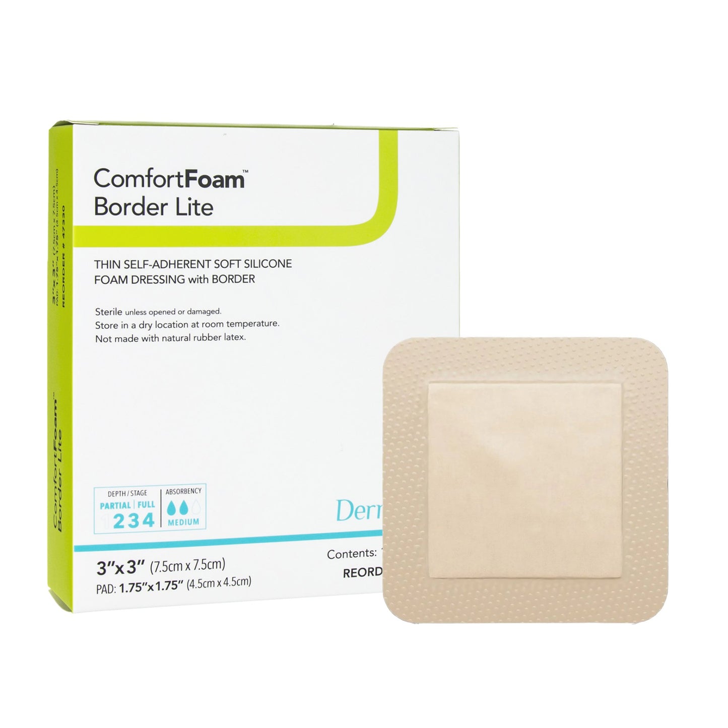 DRESSING, COMFORT FM BRDR LITE3X3