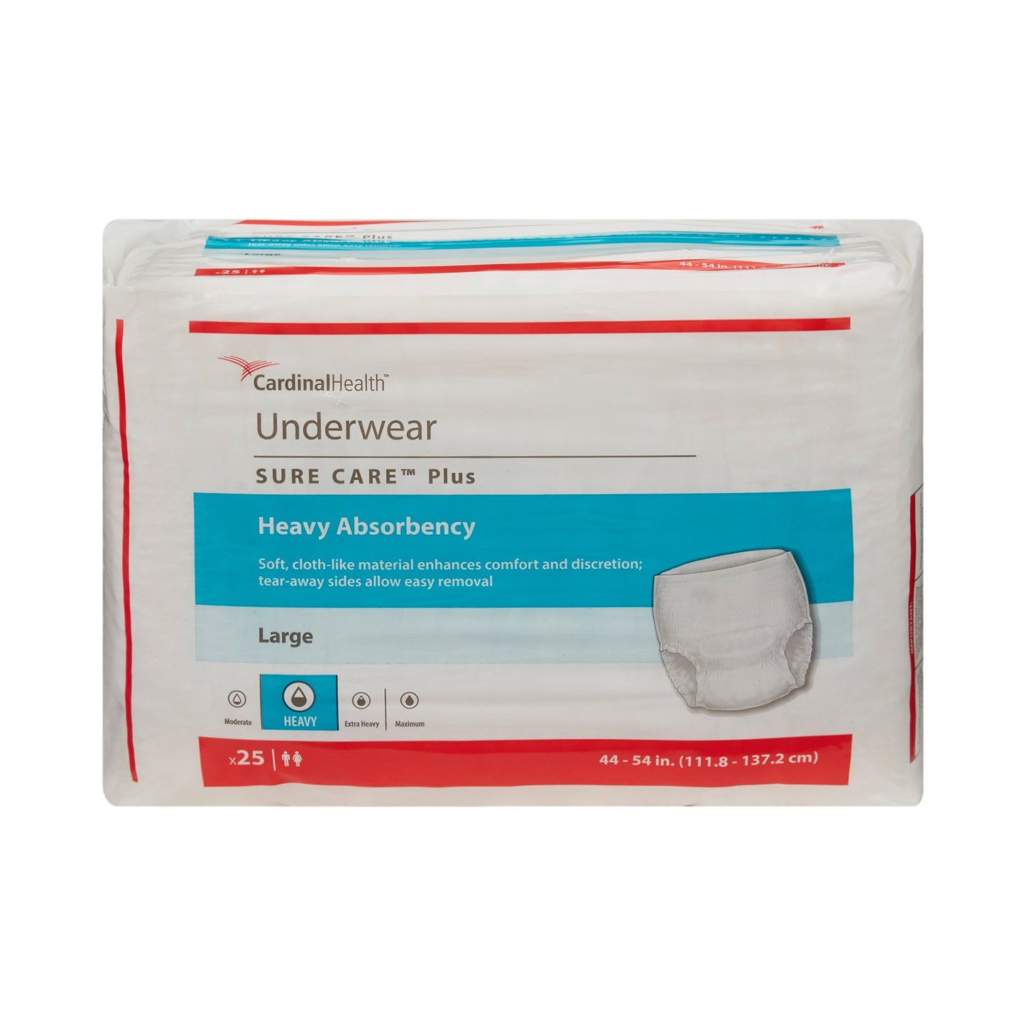UNDERWEAR, INCONT SURECARE LG44-54"