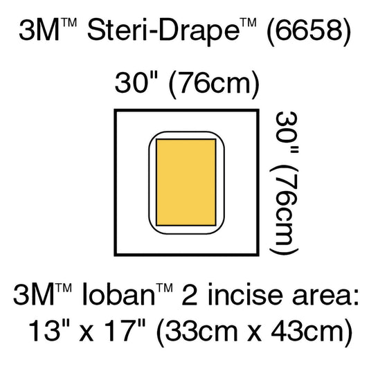 DRAPE, INCISE IOBAN II W/POUCH