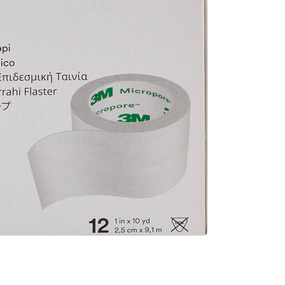 TAPE, ADHSV PAPER MICROPORE 1"X10YDS