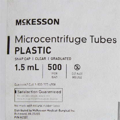 TUBE, MICROCENTRIFUGE W/SNAP CCAP NAT 1.5ML