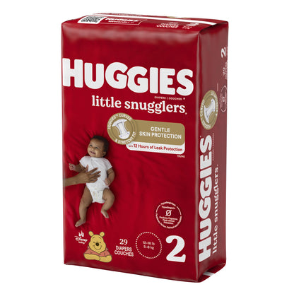 DIAPER, HUGGIES LITTLE SNUGGLERS JUMBO SZ2