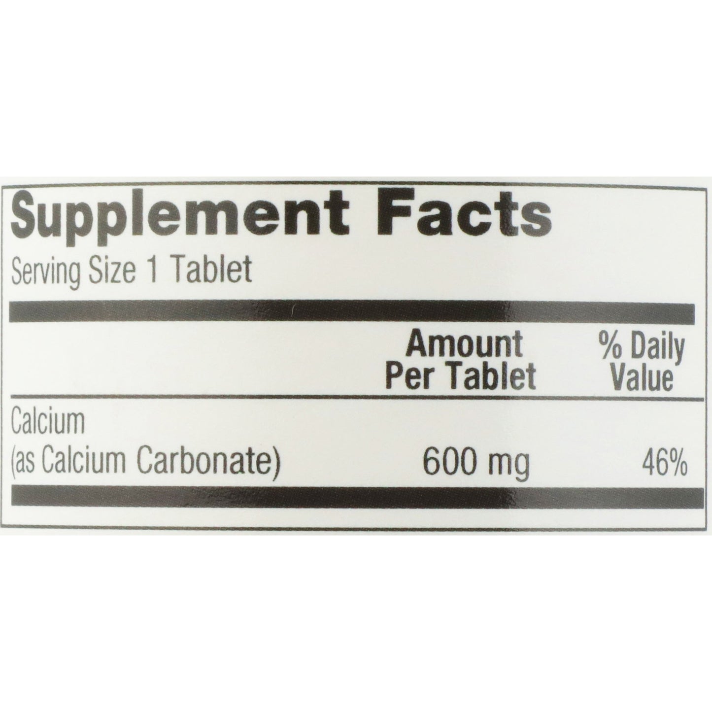 VITAMIN CALCIUM CARBONATE, CAP600MG