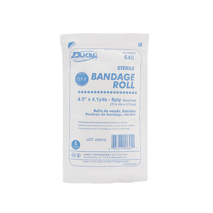 BANDAGE, GAUZE COTTON 6PLY STR 4"X4YDS
