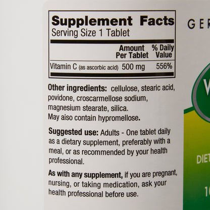 VITAMIN C, TAB 500MG