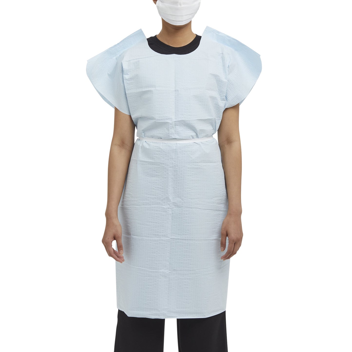 GOWN, EXAM BLU 30"X42"