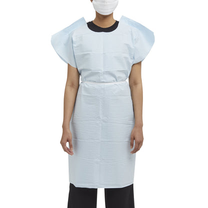 GOWN, EXAM BLU 30"X42"