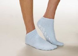 SLIPPER, DBL PRINT CARE STEP XLG GRY