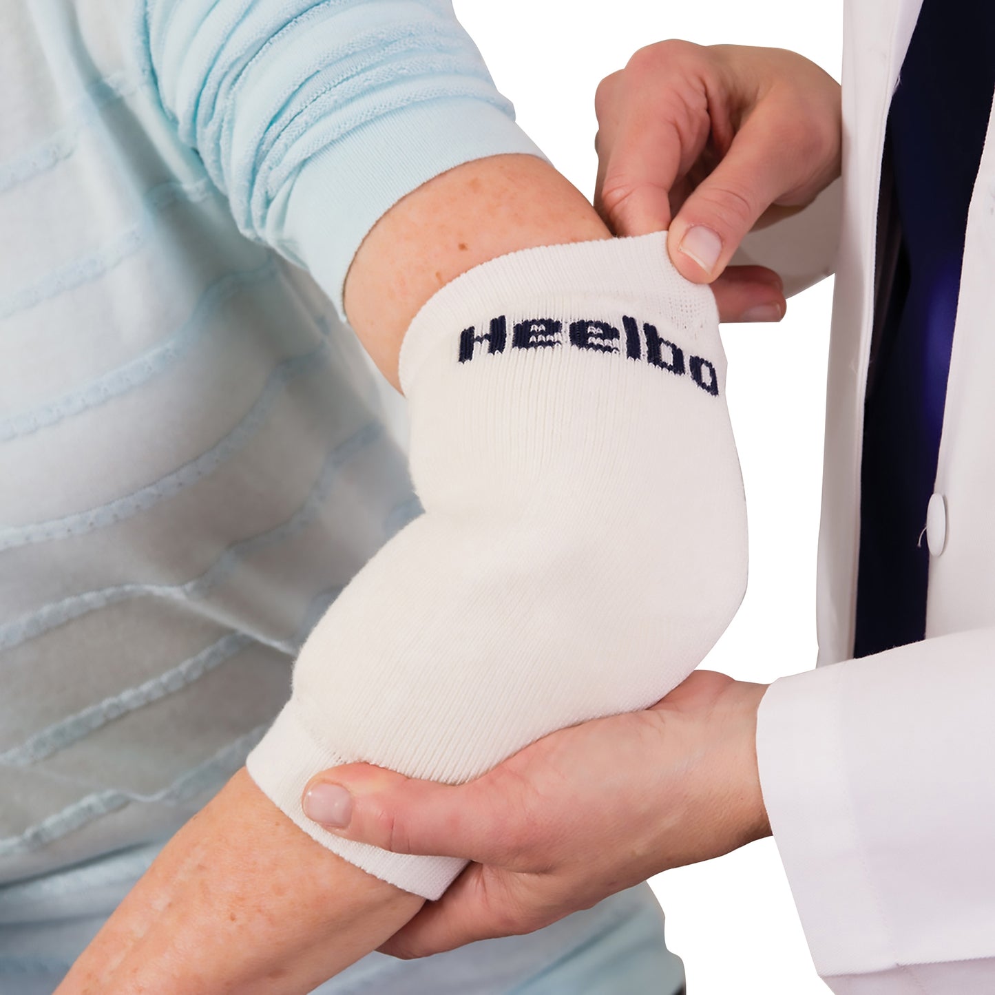 PAD, HEEL/ELBOW WHT LG