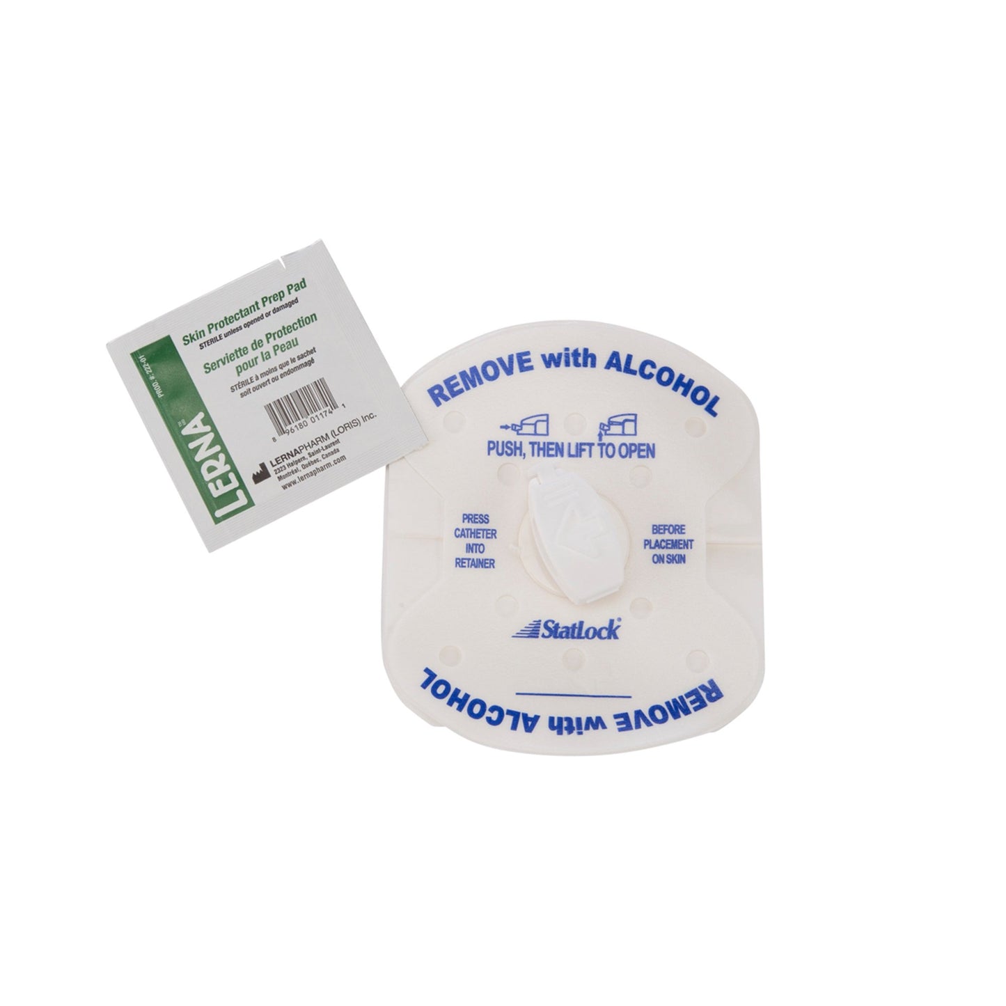 CATH SECURE, STATLOCK FOLEY SWIVEL SIL PET
