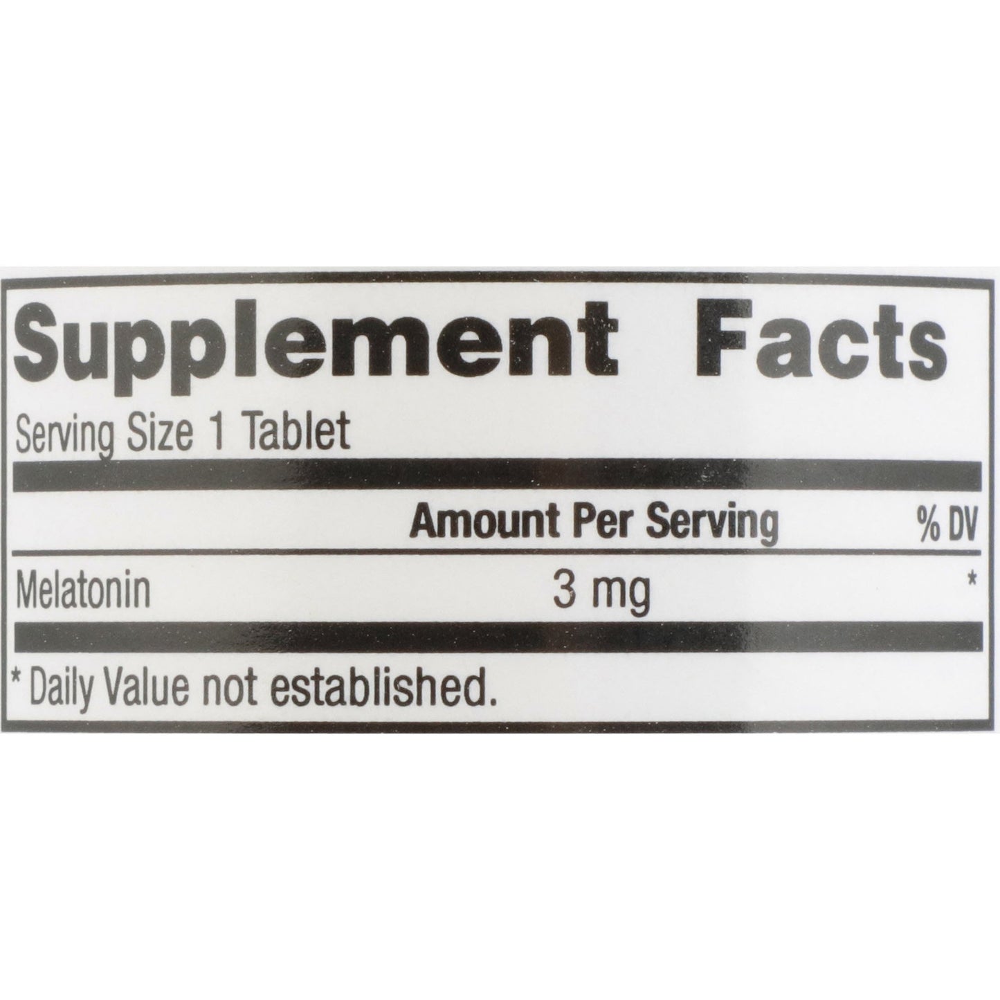 MELATONIN, TAB 3MG