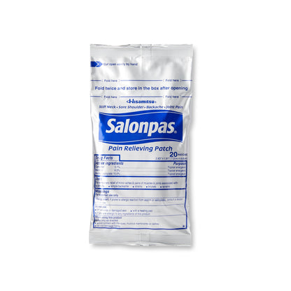 SALONPAS, PAIN PATCH 2.38"X1.81"
