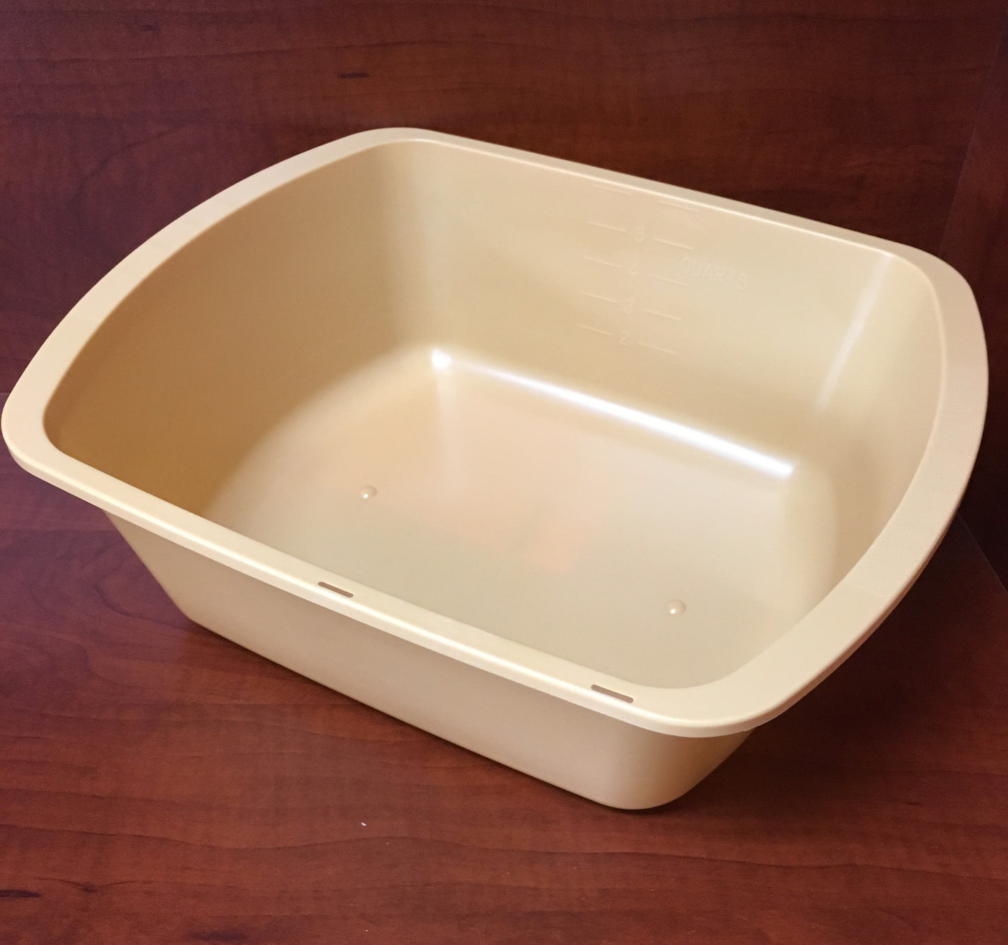 BASIN, WASH RECTANGULAR GOLD 6QT