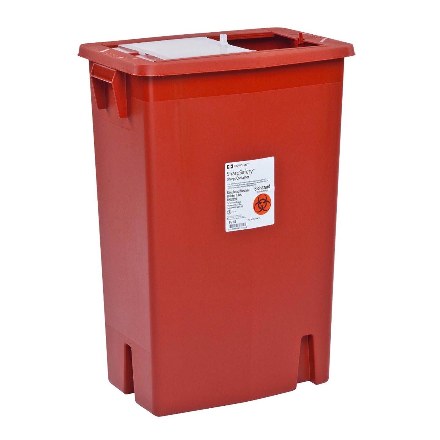 CONTAINER, SHARPS RED 18GL W/LID