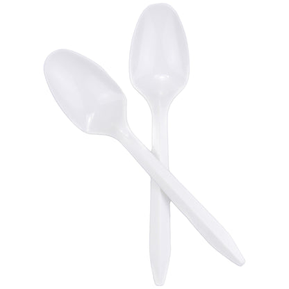 TEASPOON, PLAS WHT 5.5"